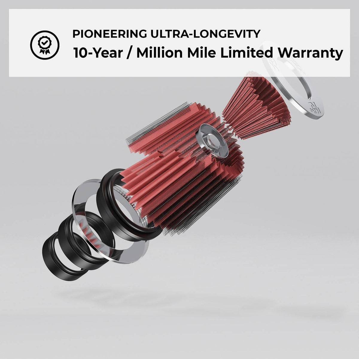 Red Universal Air Filter A9124