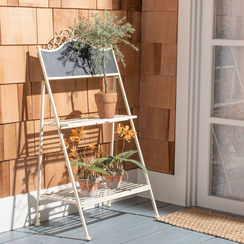 Pearl White Plant Stand H265