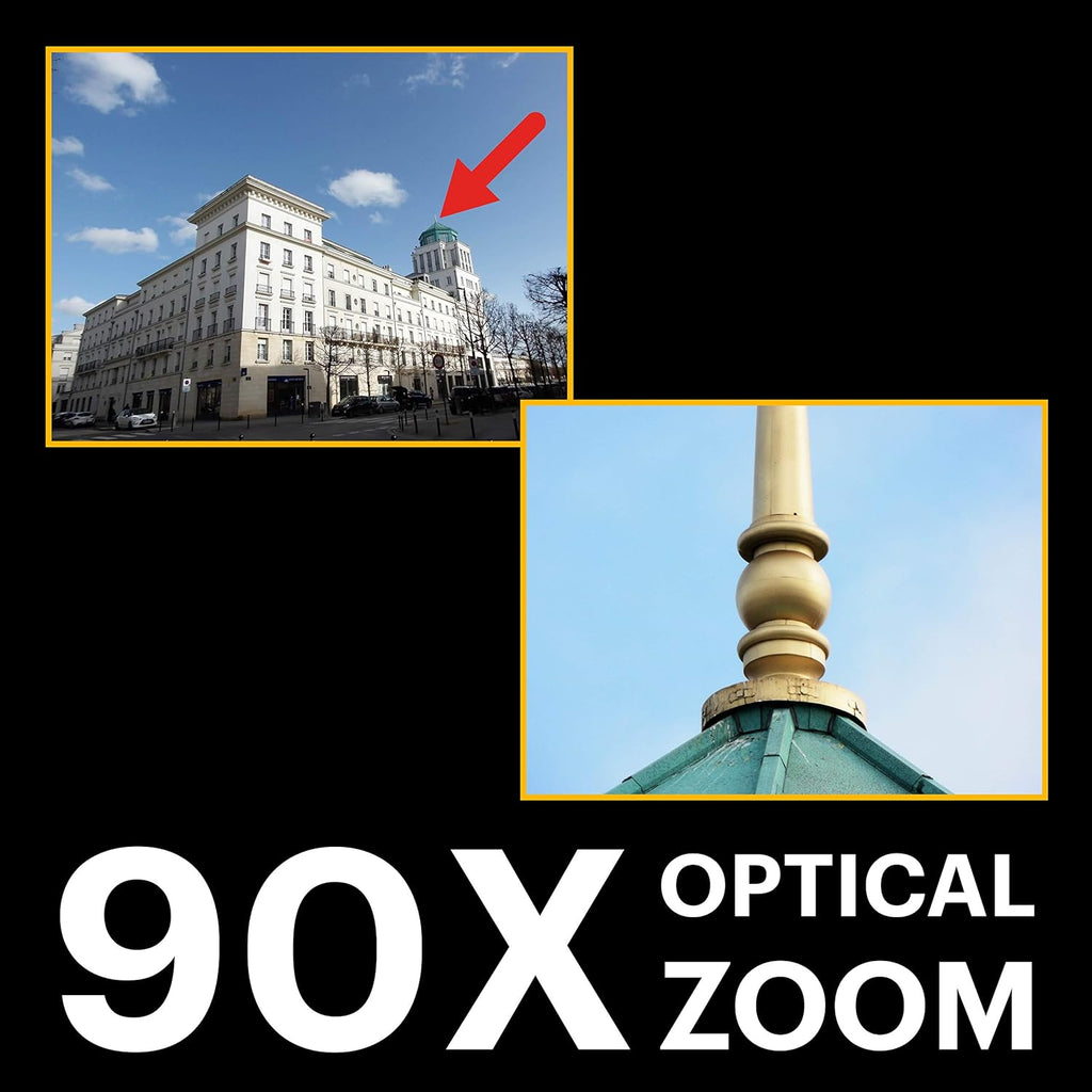 20MP Digital Camera with 90X Optical Zoom and 3 LCD (Black) N4651