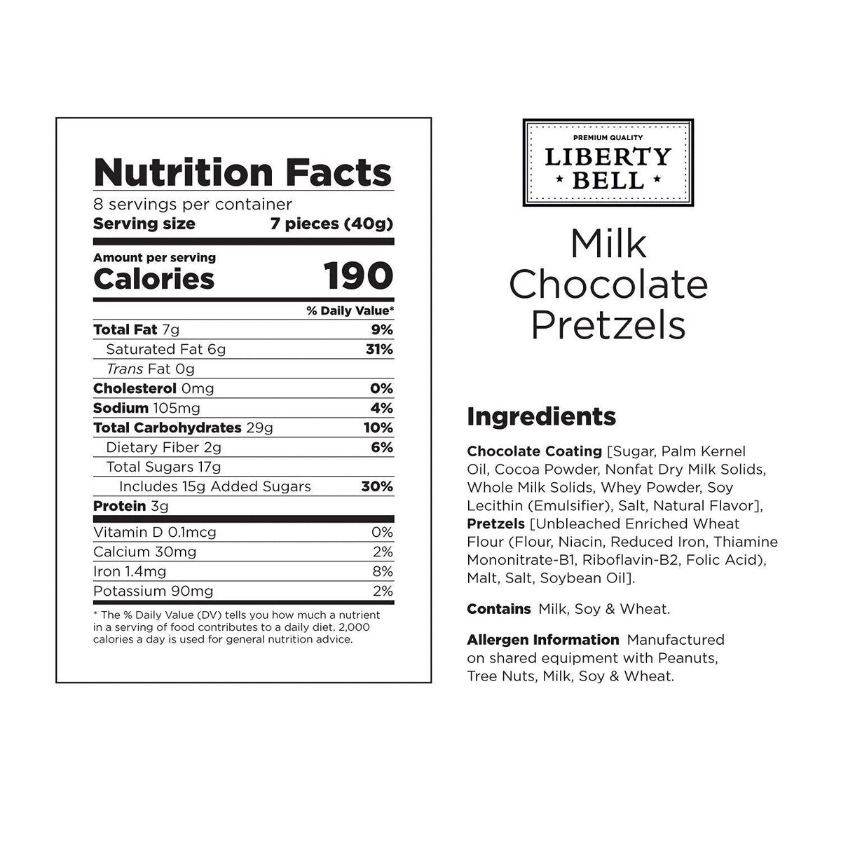 Milk Chocolate Covered Pretzels, 12 Ounce Bag (3 Pack) F99320
