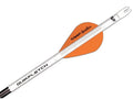 100 Pack White Orange Archery Vanes Z97081