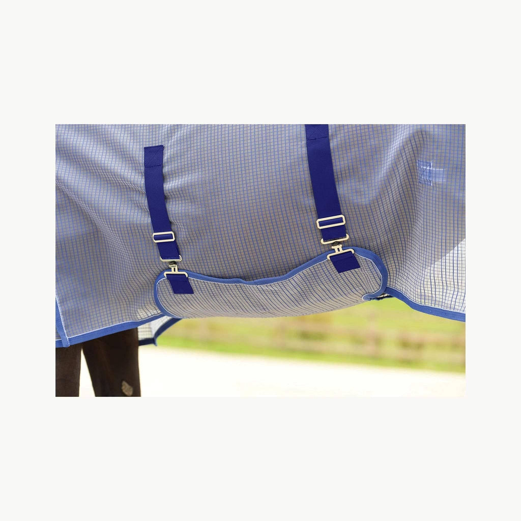 White/Blue Ripshield Detach-A-Neck Fly Sheet B51347