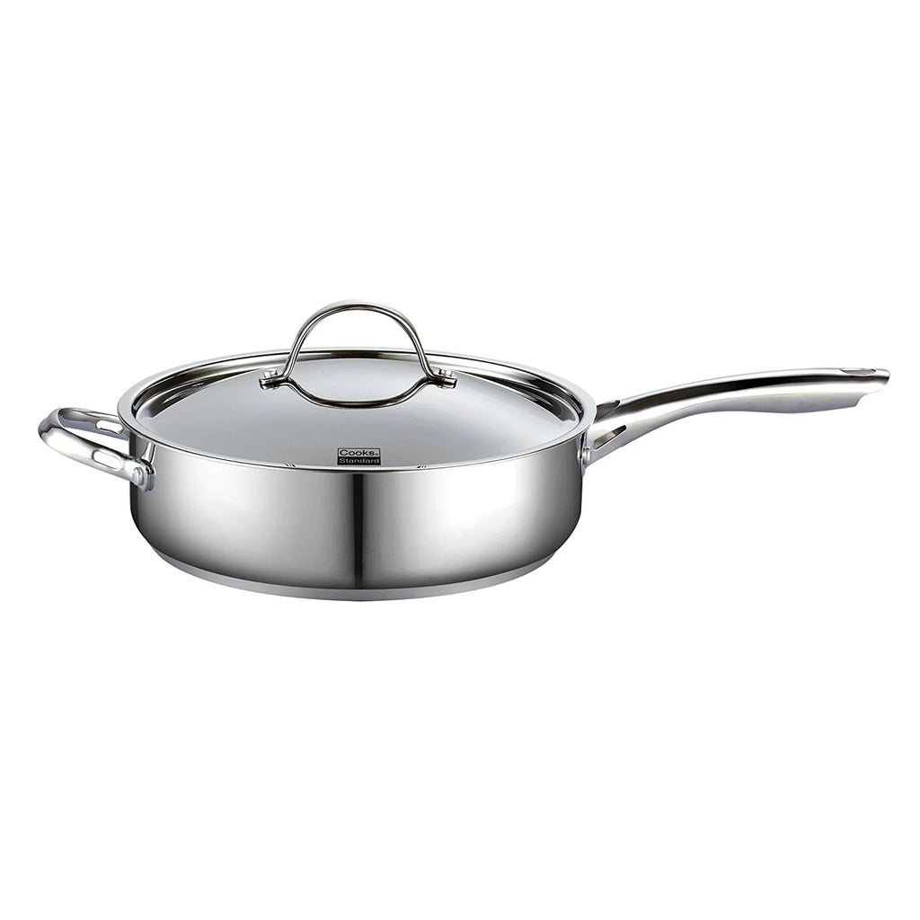 11-inch 5 Quart Stainless Steel Saute Pan with Lid C662