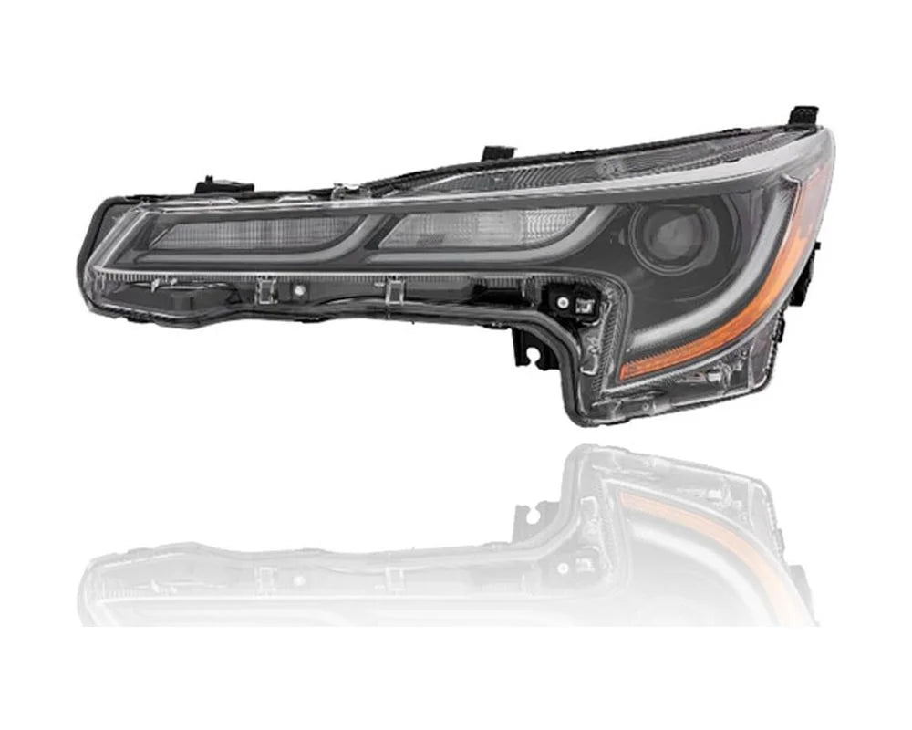 LED Black Headlight Assembly Pair for Toyota Corolla Sedan W2356