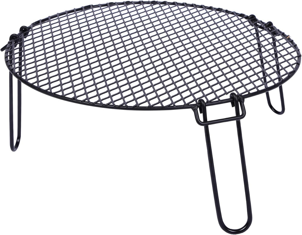 Folding Campfire Grill Steel Grate G31934