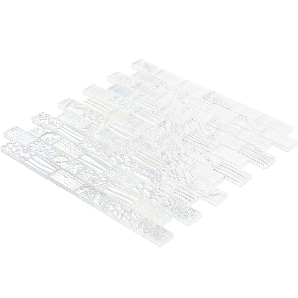 Black Glass Mosaic Tile J8980