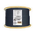 Bulk Ethernet Cable Reel, Cat6 Shielded Riser, 1000ft, F/UTP 23AWG, Solid Bare Copper, Orange W3994