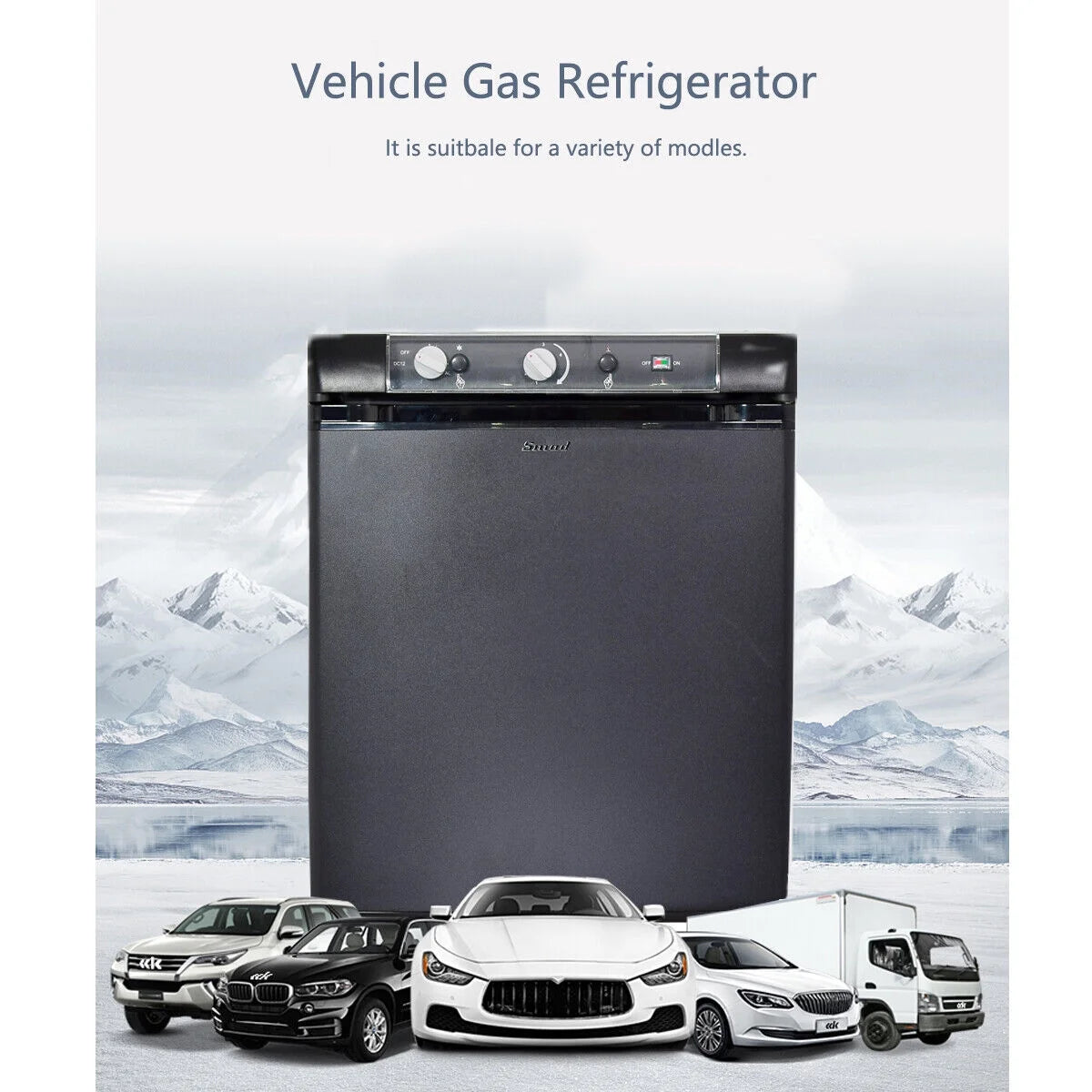 2.1 Cu Ft Propane Gas RV Compact Refrigerator Y95317