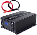 1000w Pure Sine Wave Power Inverter 48v DC to AC 110v 120v with 2 US Socket, LCD Display and Earth Terminal P85713