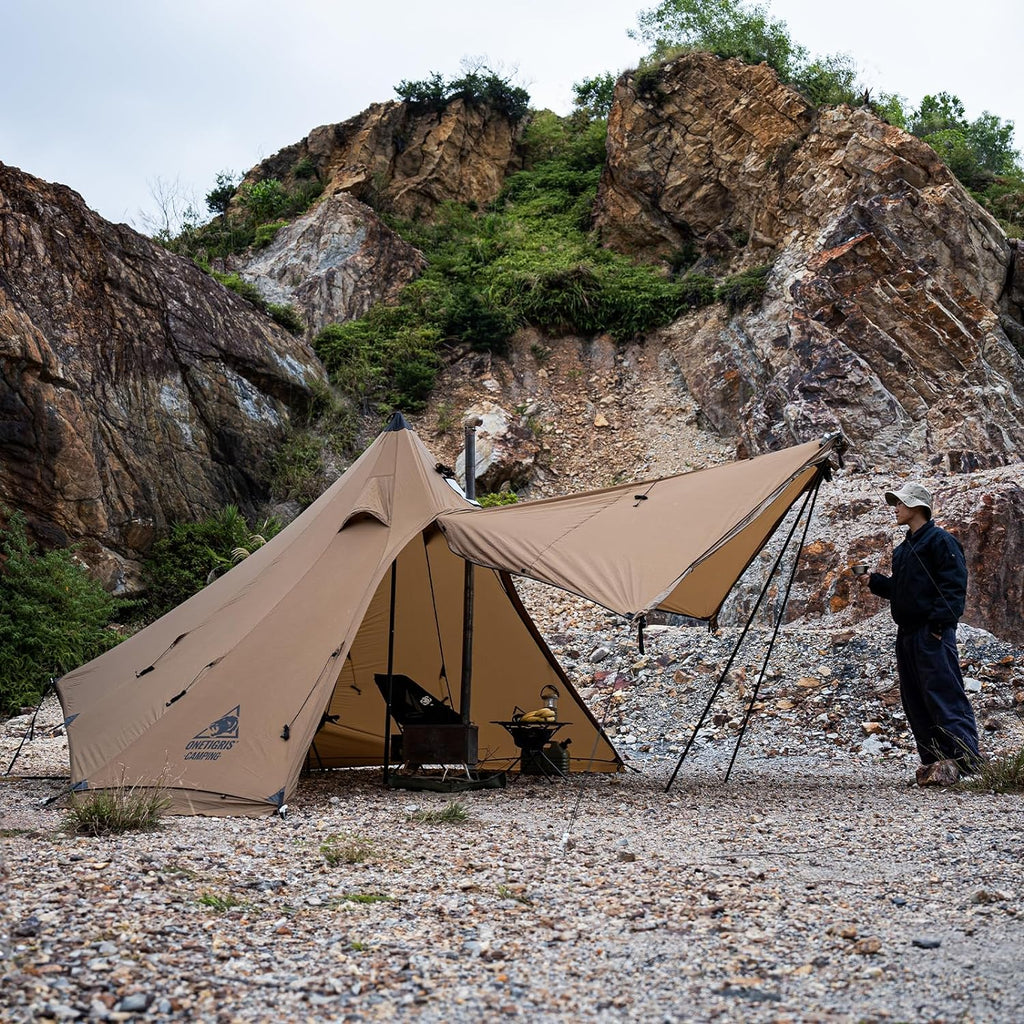 2-6 Person Hot Tent with Stove Jack Q9545