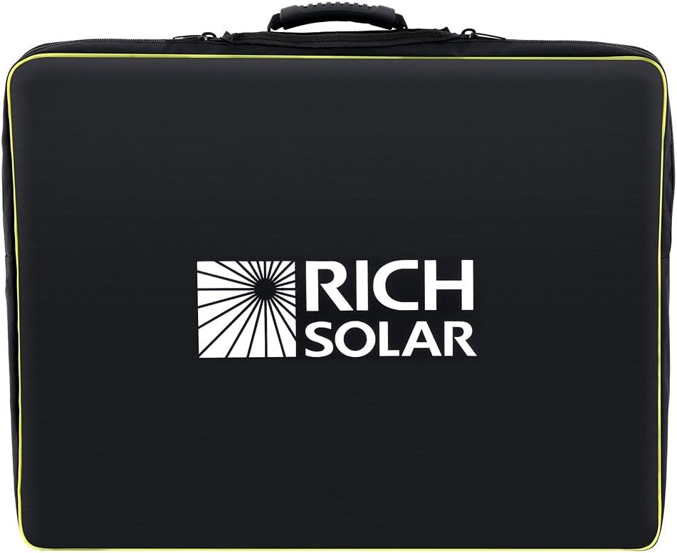 100W Monocrystalline Portable Solar Panel Suitcase with Kickstand A237