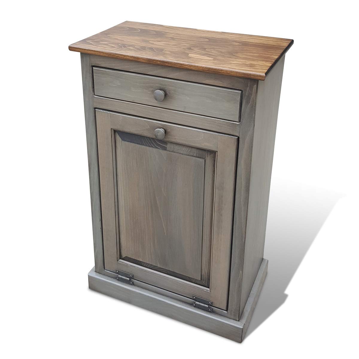 Wooden Pull Out Trash Can Cabinet Q977
