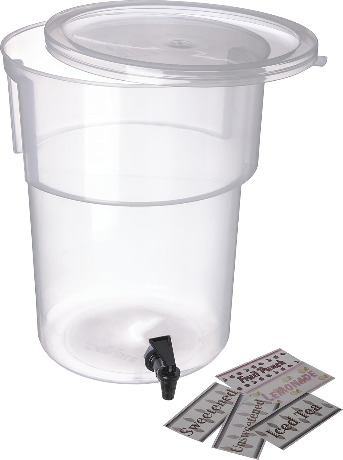 5 Gallon Clear Beverage Dispenser Pack of 2 O754405