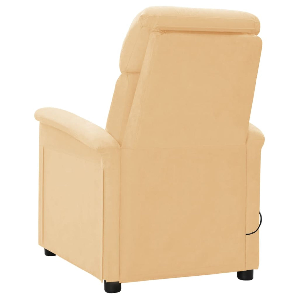 Electric Massage Recliner with Adjustable Footrest and Side Pocket, Faux Leather Sofa Chair H81927