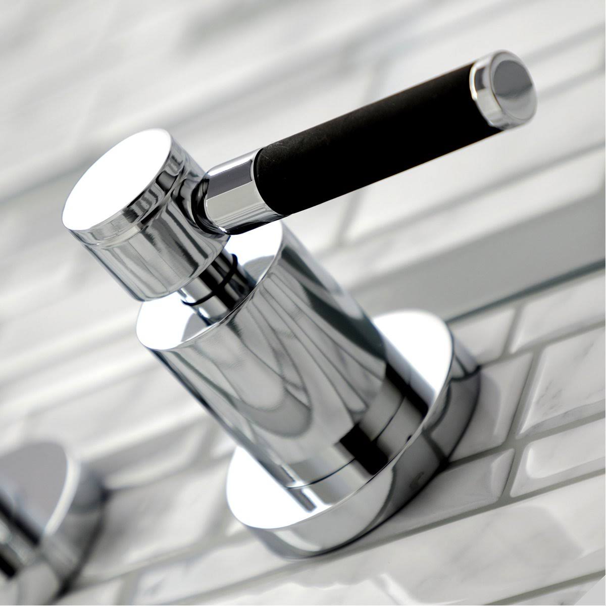 Brushed Brass 2-Handle Wall Mount Roman Tub Faucet I26501