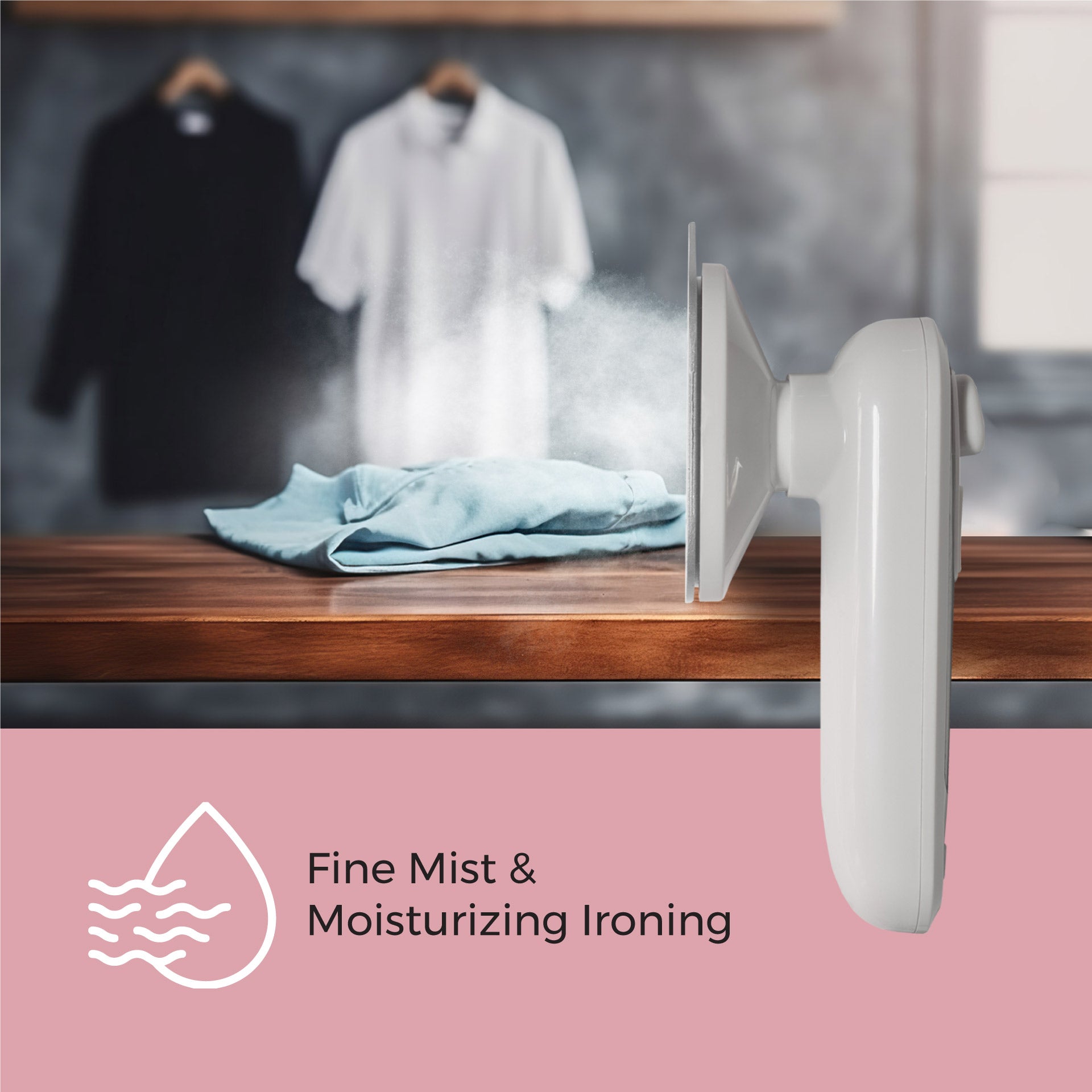 Home & Travel Essentials: 2-in-1 Mini Vacuum, Lint Remover & Portable Iron