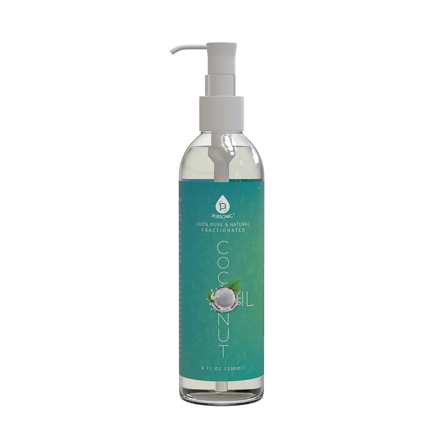 Pursonic Natural Beauty Trio: Fractionated Coconut, Sweet Almond & Castor Oil
