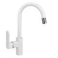 Milk White Single Handle Pull-Down Bar Faucet O87040