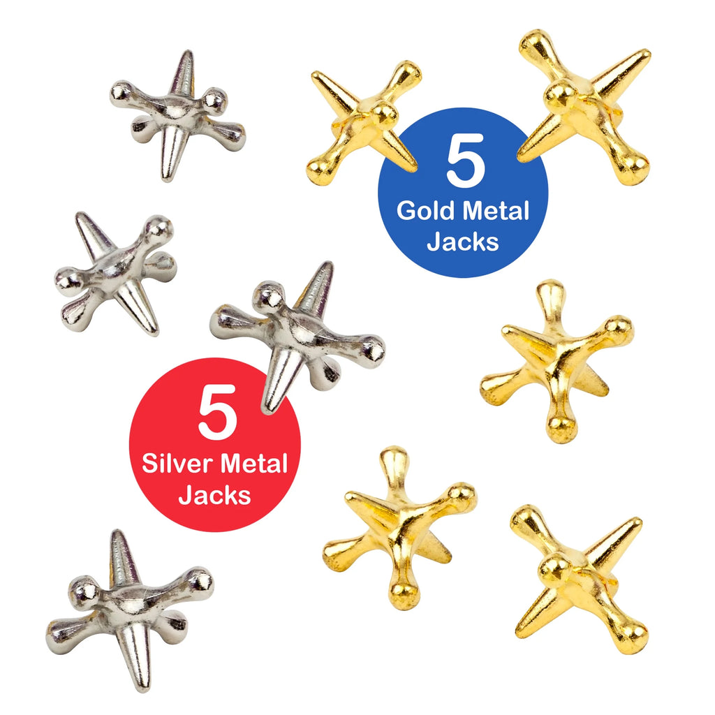 Metal Jacks & Rubber Ball Set J18554