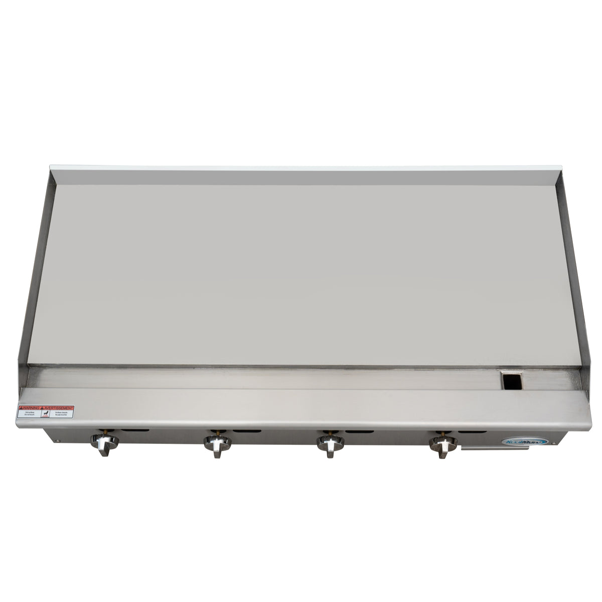 48 in. Natural Gas 4-Burner Griddle with 120,000 BTUs in Stainless-Steel S227