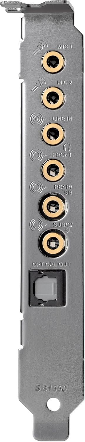 Sound Blaster Audigy PCIe RX 7.1 Sound Card with Headphone Amp M29761