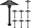 Black Cast-Aluminum Outdoor Path Light 8PK Y411717