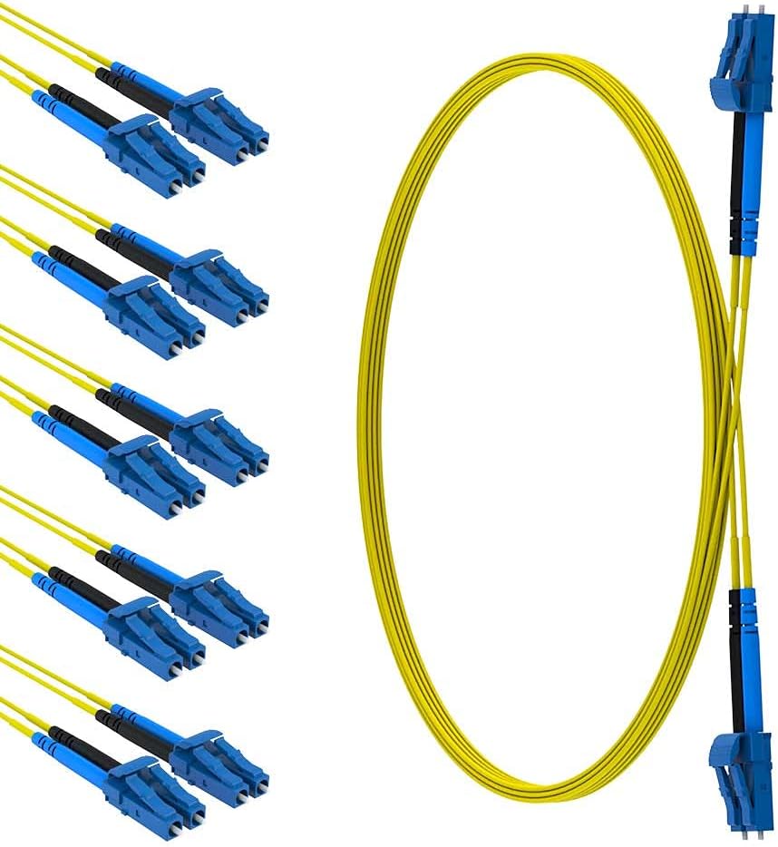 1 Meter LC to LC Single Mode Fiber Patch Cable (5-Pack) G887037