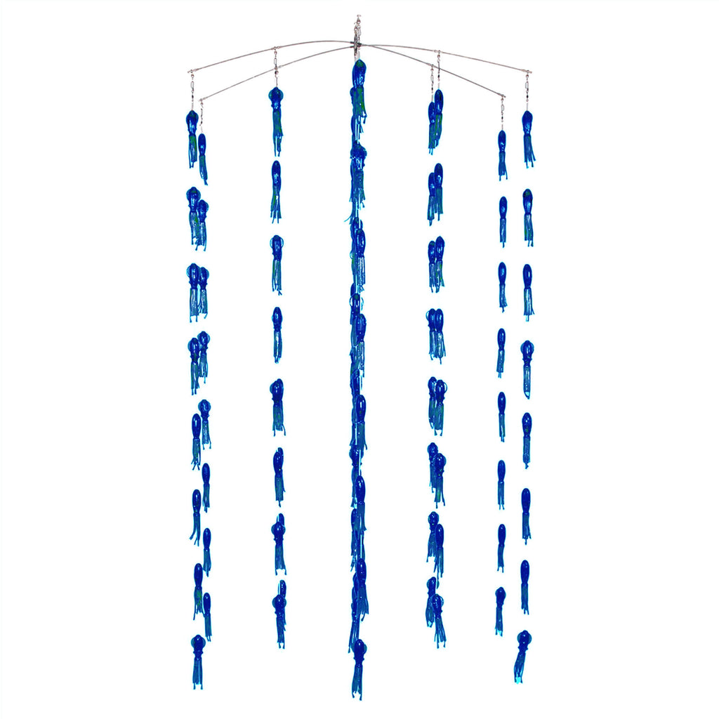 6 Arm Stainless Steel Squid Dredge - Black Y93648