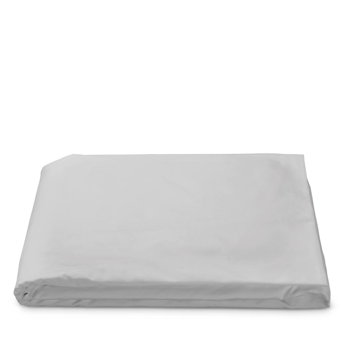 Silver Percale Fitted Sheet, Twin O67916