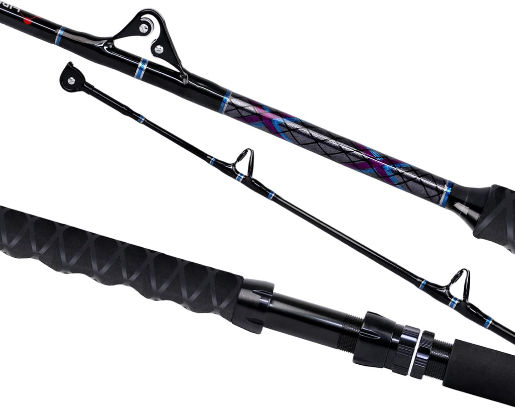 1-Piece 6-Feet Saltwater Deep Dropper Boat Fishing Rod Pack of 2 Q510