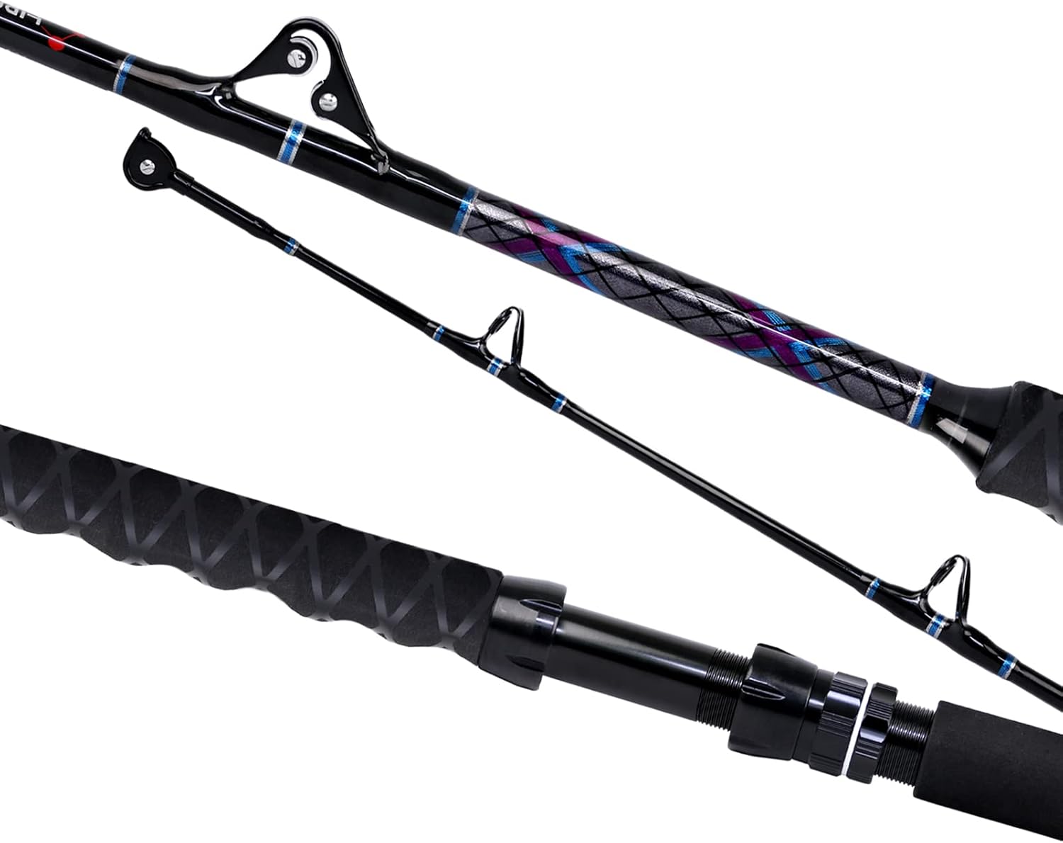 1-Piece 6-Feet Saltwater Deep Dropper Boat Fishing Rod Pack of 2 Q510