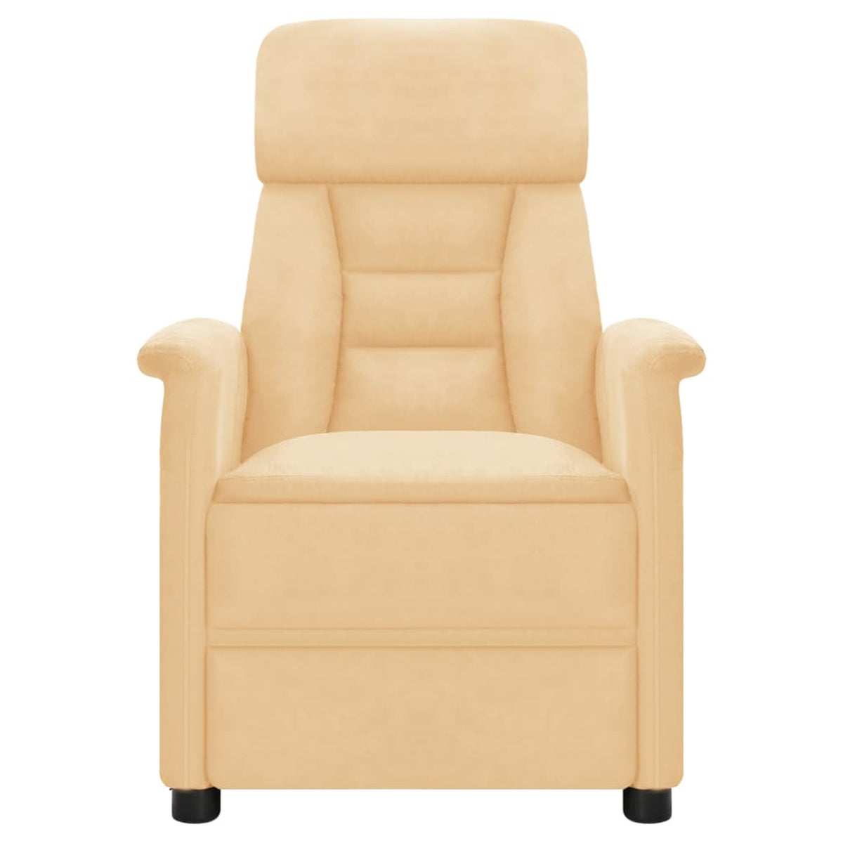 Electric Massage Recliner with Adjustable Footrest and Side Pocket, Faux Leather Sofa Chair H81927