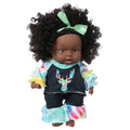 8 Inch Black Baby Dolls With Clothes O33561