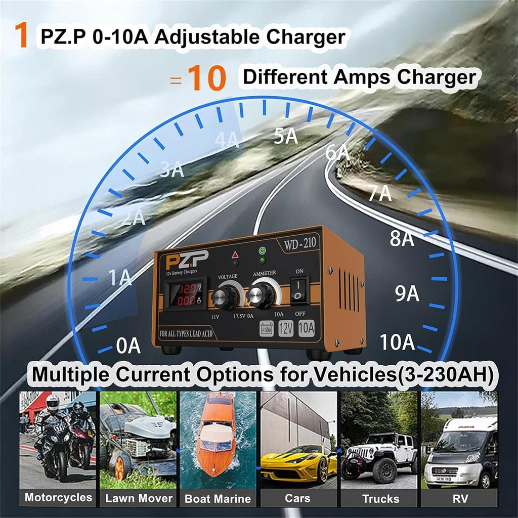 12v Automatic Battery Charger and Maintainer E835
