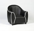 Black Kids Sofa Armrest Chair Couch O4423