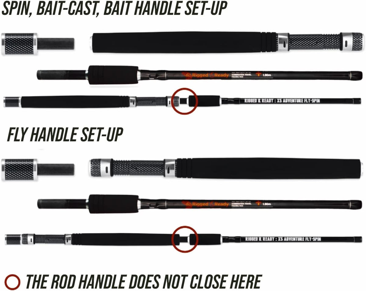 2.2m Multi-Function Spin Travel Fishing Rod R478