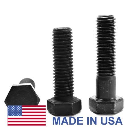 7/8 inch-9 x 3 1/2 inch Coarse Thread Grade 5 Hex Cap Screw Black Oxide Pk 25 I962481