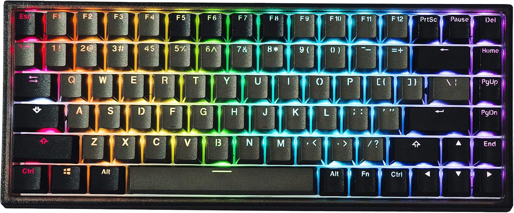 84-Key Hot Swappable Mechanical Keyboard with Translucent ABS Case Z77987