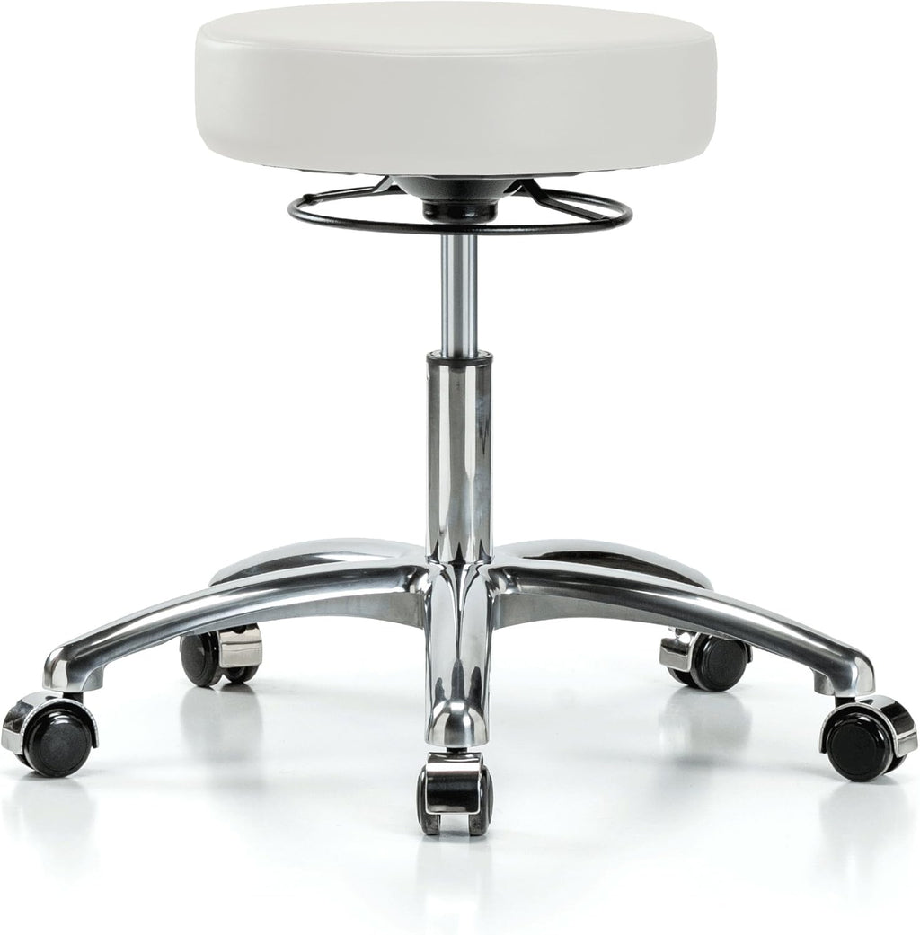 Cinder Fabric Adjustable Swivel Stool with Footring Q969237