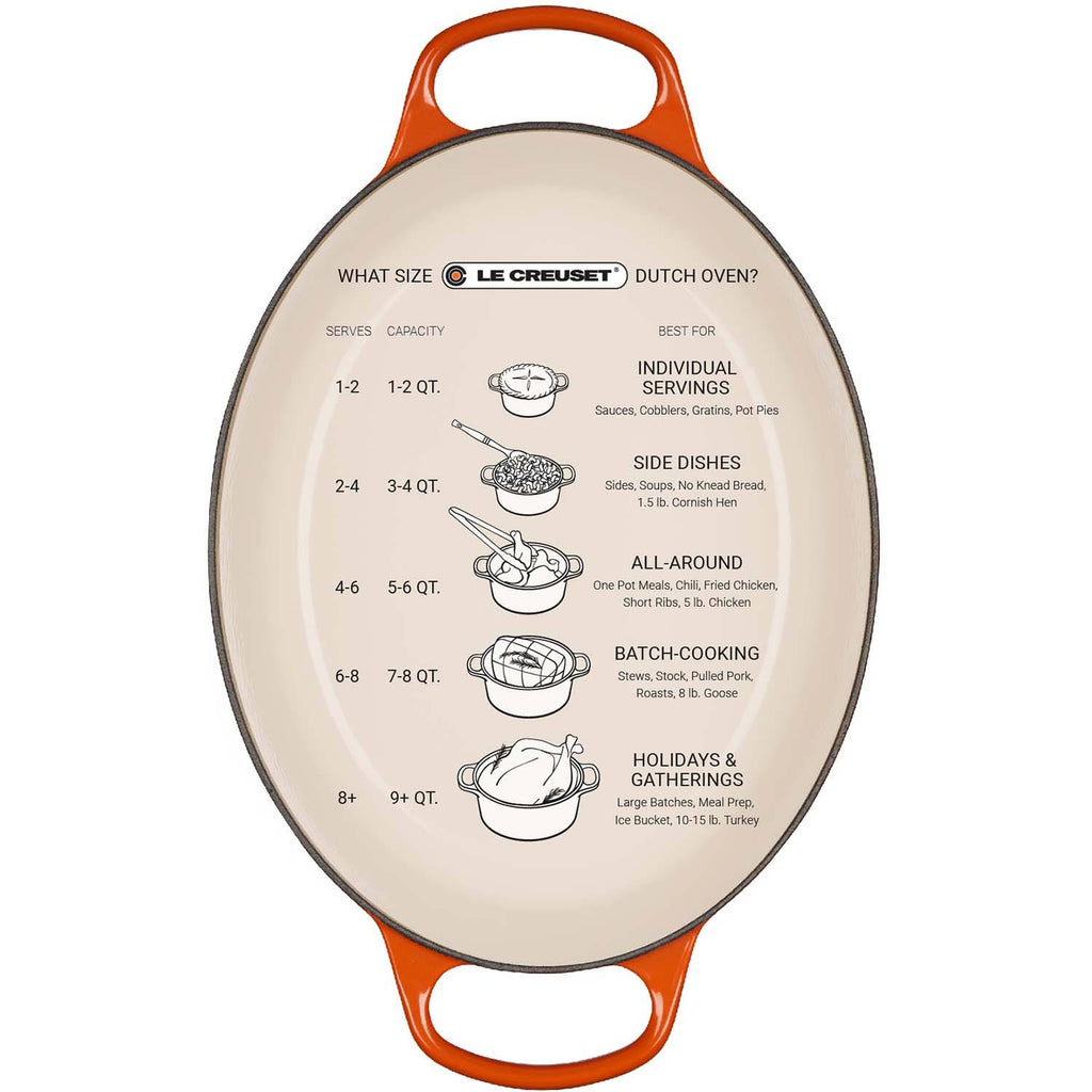 9.5-Quart Cast Iron Oval Dutch Oven Q82591