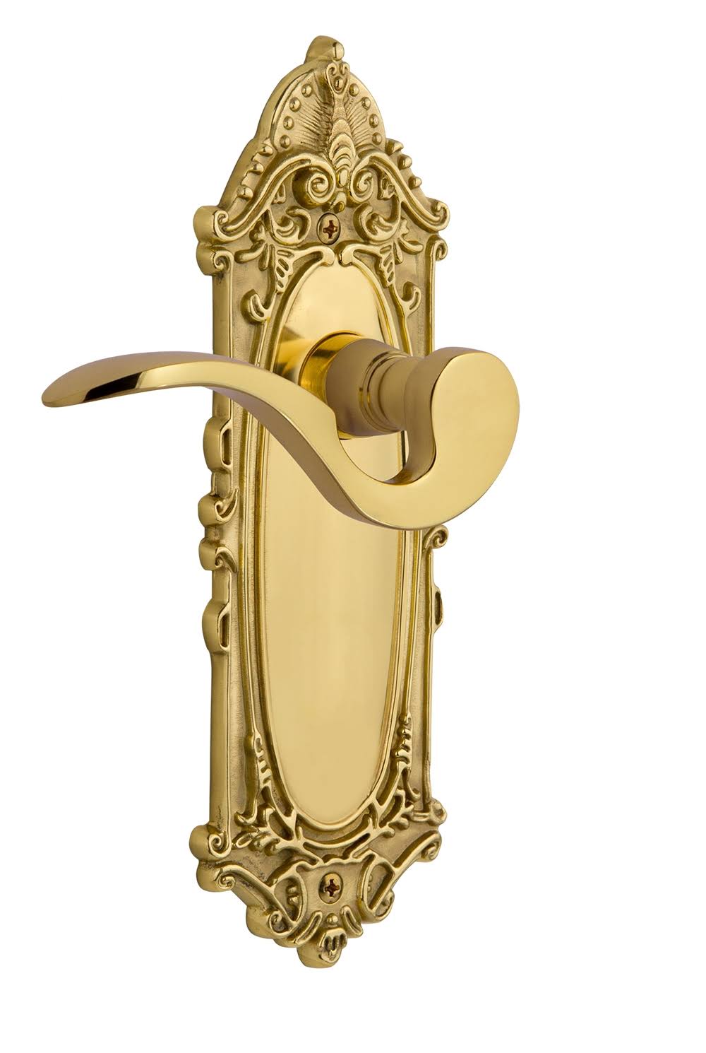 Polished Brass Privacy Door Lever Set C178832