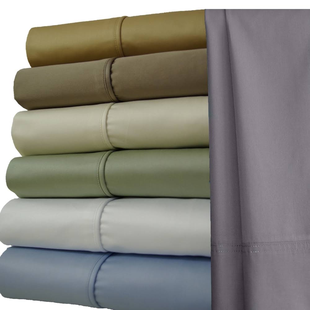 22x22 Extra Deep Pocket Sheets 1000TC Solid California King / Taupe S19067