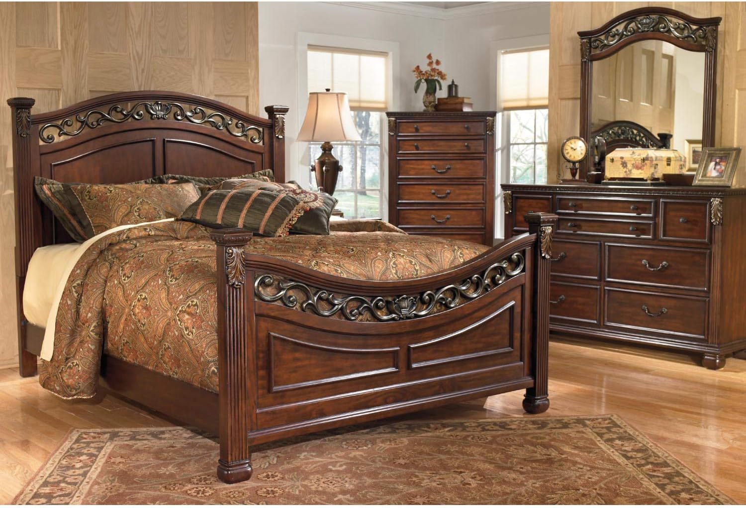 Warm Brown King/Cal King Panel Headboard H862