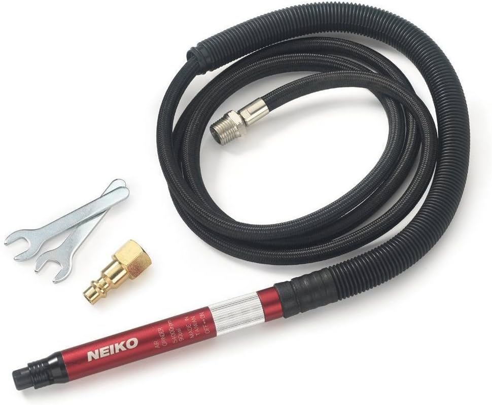 Micro Air Die Grinder, 1/8 (3mm) Capacity, Pencil Type, 54,000 RPM, Pack of 2 F958798