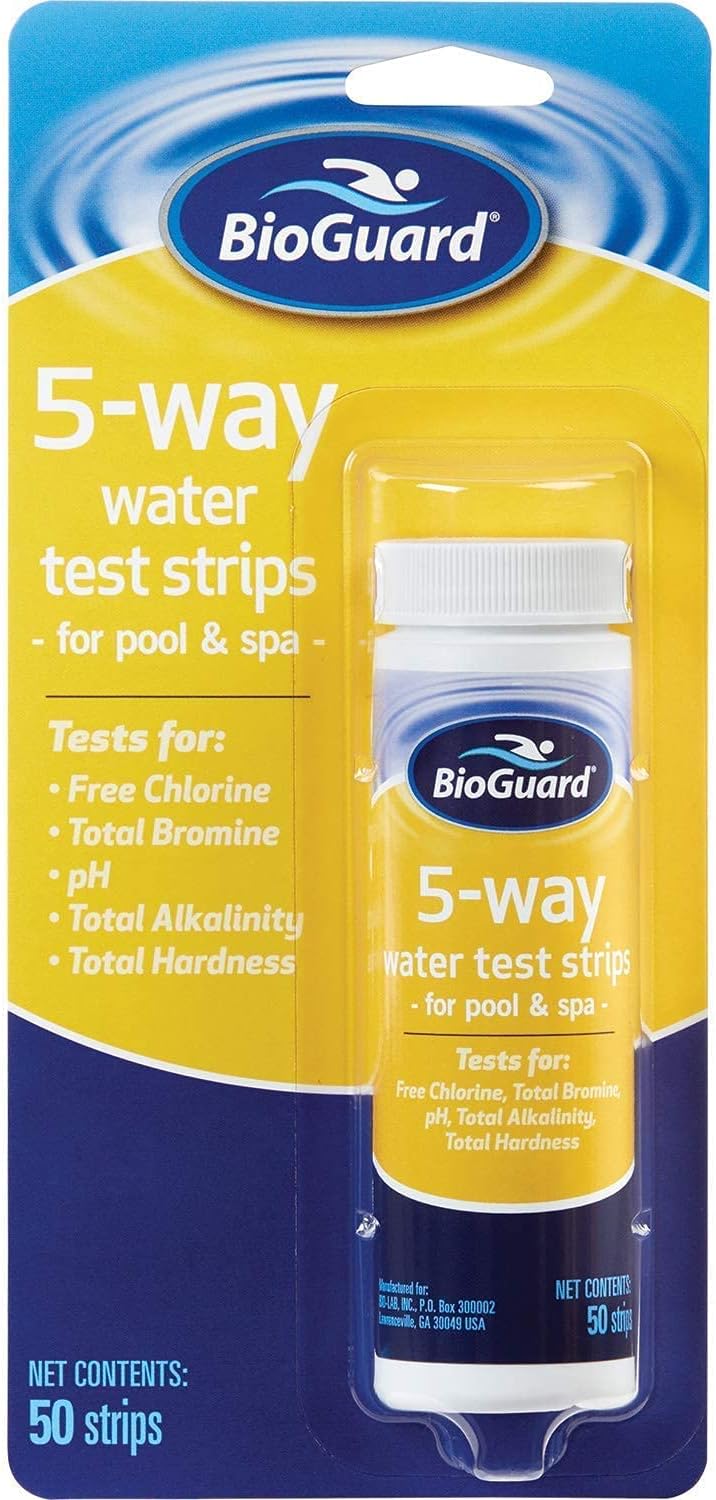 Spa and Hot Tub Chemical Balancer Maintenance Kit with Test Strips V4454