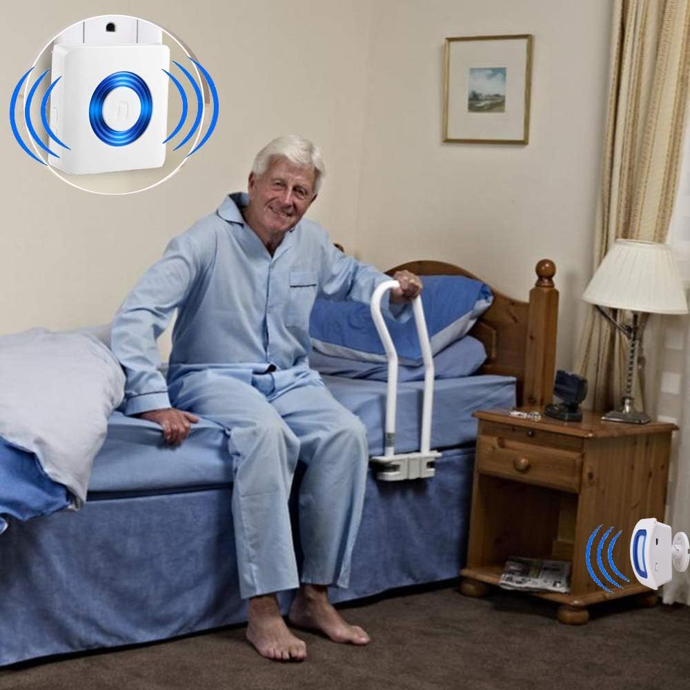 Wireless Motion Sensor Alert Room Bed Alarm with 3 Receivers and 2 Sensors G231816