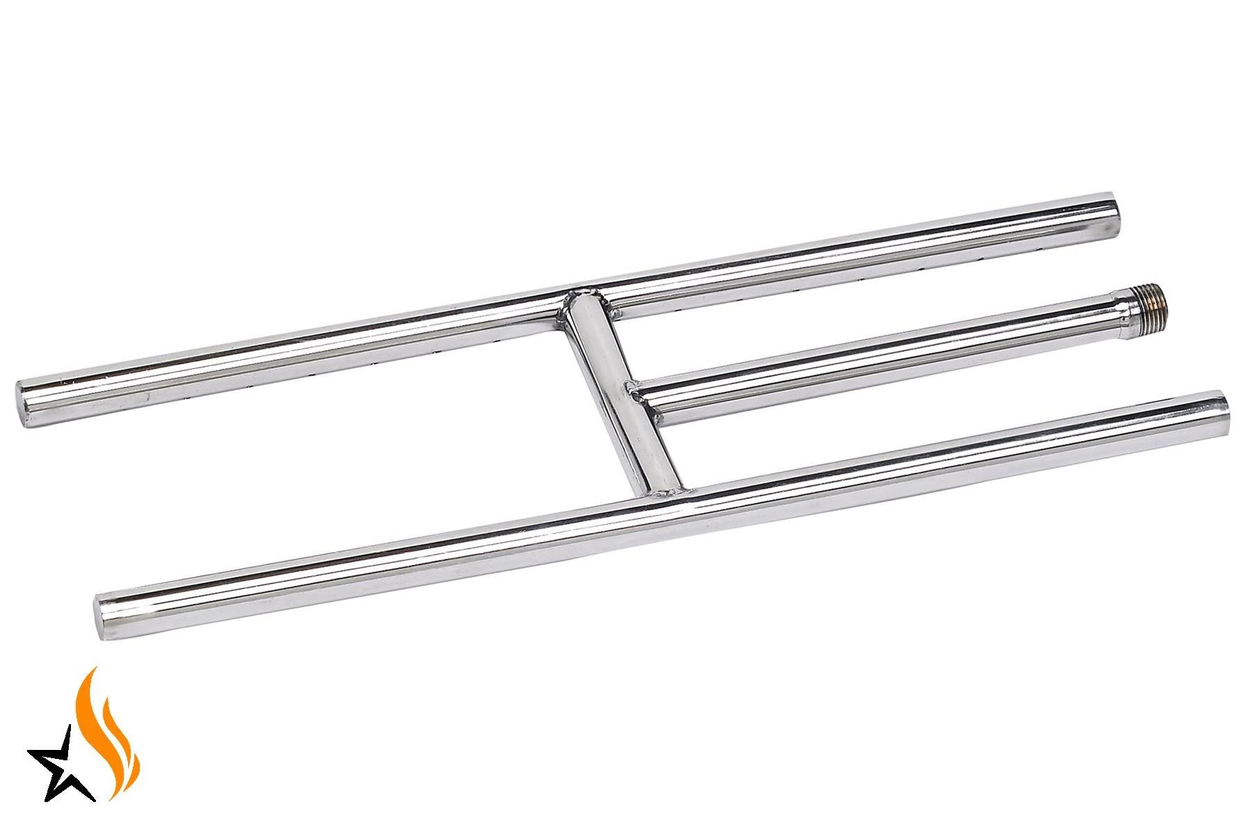 18x22 Rectangular Stainless Steel Drop in Firepit Pan with Spark Ignition Kit H513966