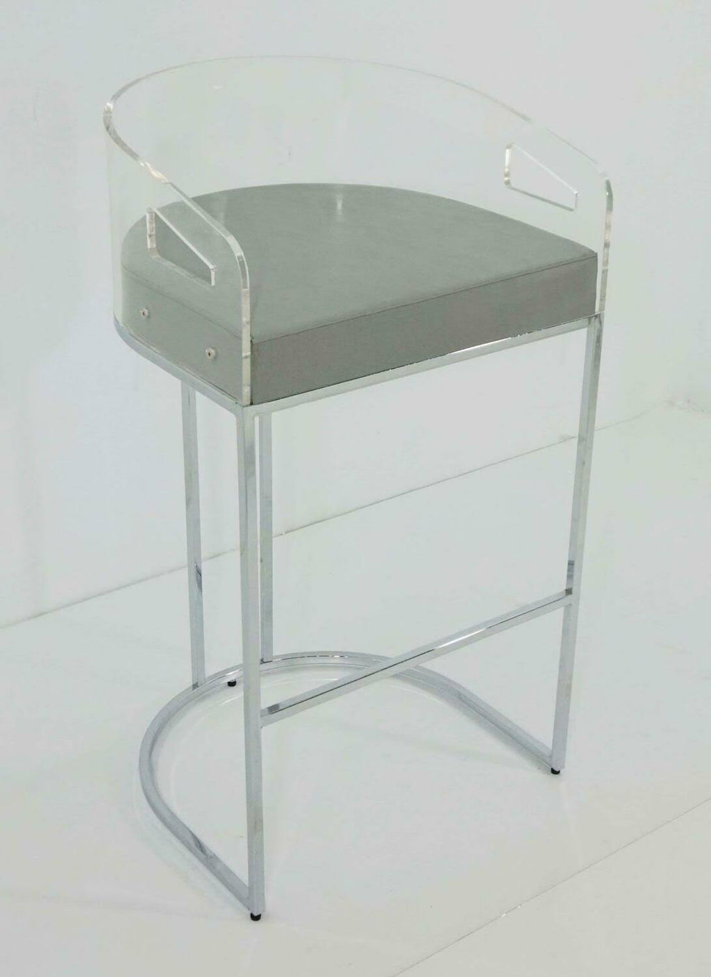 Grey Bar Stool Set of 2 M919248