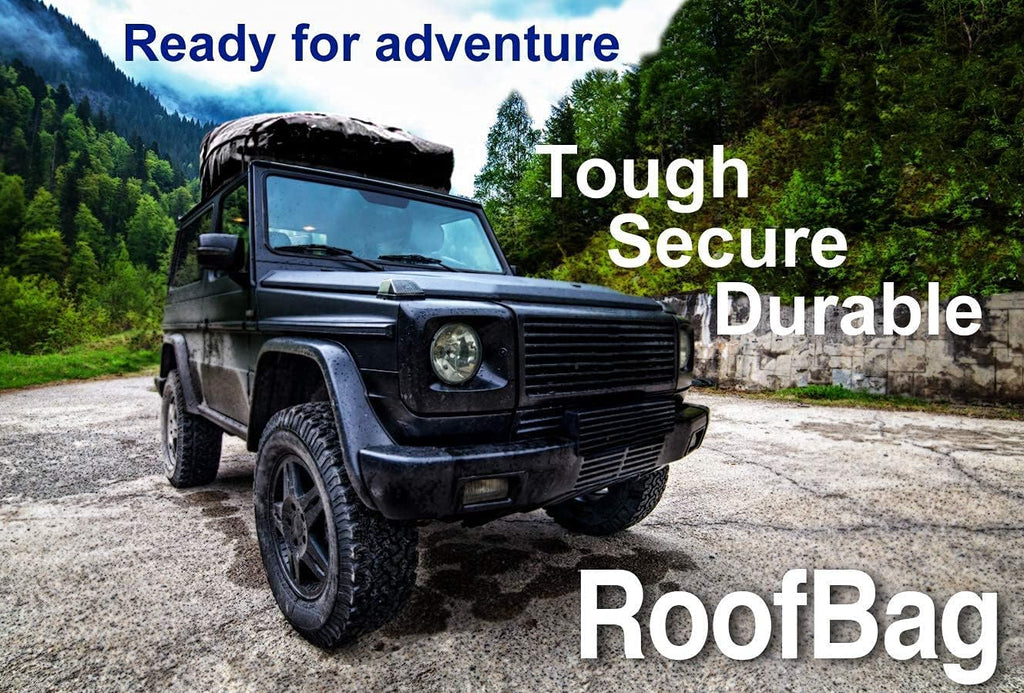 11 Cubic Feet Waterproof Rooftop Cargo Carrier with Straps and Storage Bag N53931
