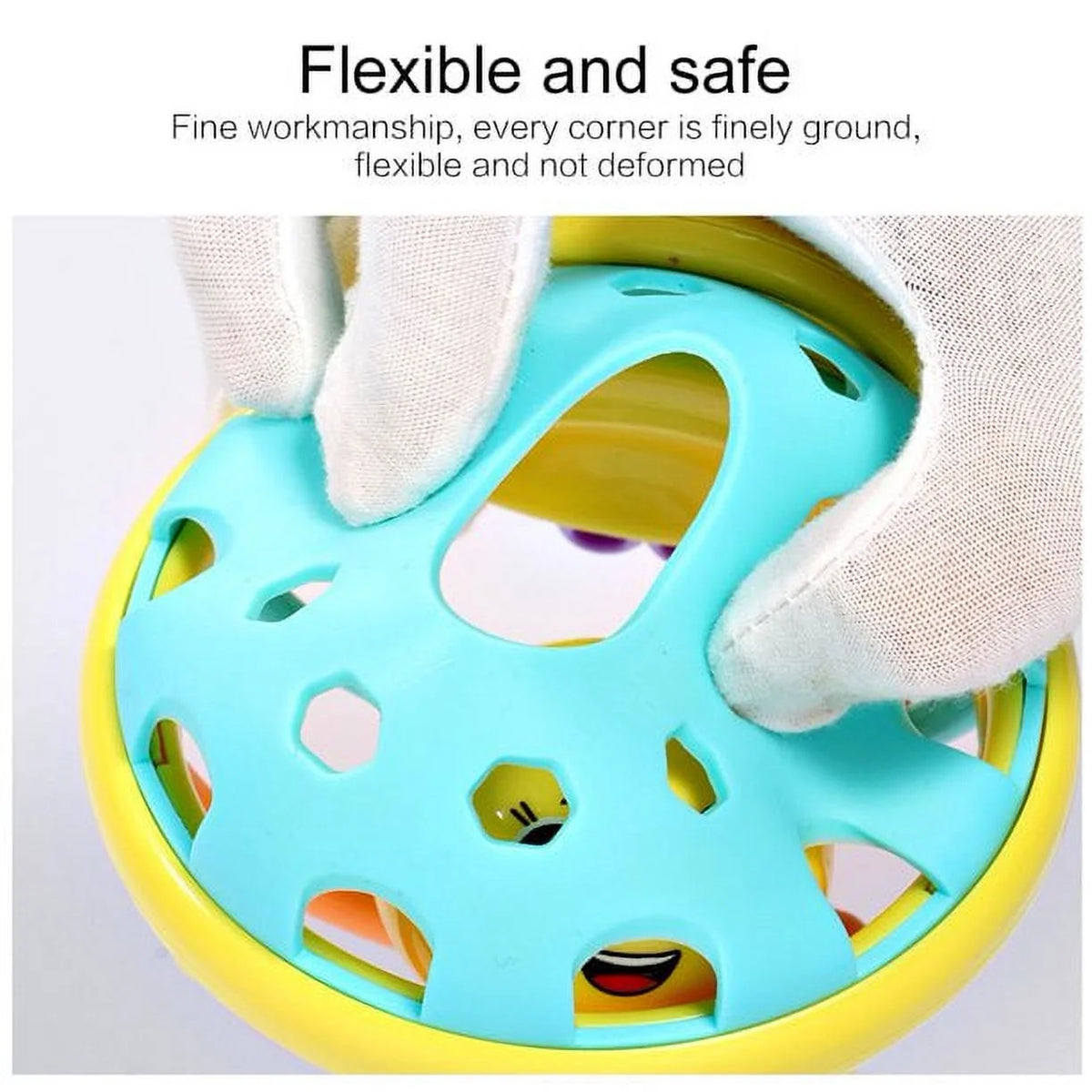 Sensory Teether Toy Silicone Rattle Ball G146